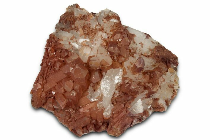 Tangerine Quartz Crystal Cluster - Brazil #328926